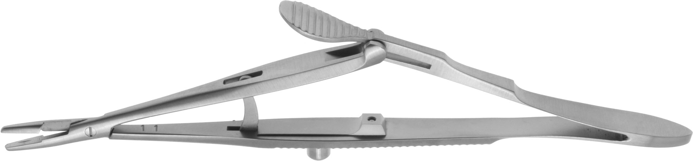 CASTROVIEJO-KALT NEEDLE HOLDER 140MM STRAIGHT, SERRATED JAWS 