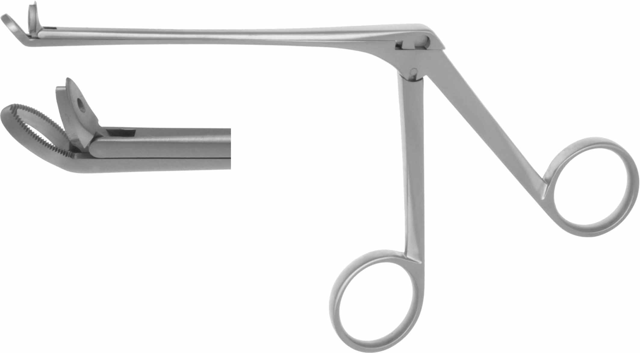 BLAKESLEY NASAL FORCEPS 110MM, 45° CURVED UP, 2,5MM WIDE, TROUGH-CUTTING