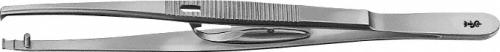 BIEMER Applying Forceps, straight, 145 mm (5 3/4"), with ratchet, non-sterile, reusable