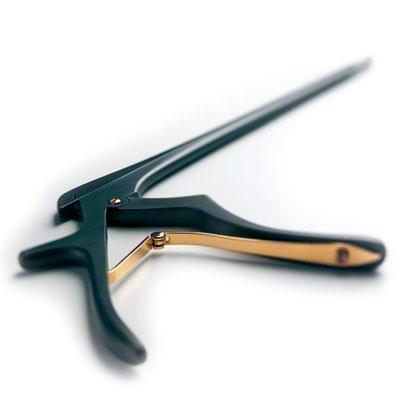 KERRISON NOIR Bone Punch conventional, 130 °, upwards cutting, 200 mm (7 7/8"), width: 1 mm, opening width: 8 mm, detachable, without ejector, standard, non-sterile, reusable, to be used with: JF120R