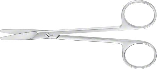 Delicate Scissors, straight, 130 mm (5 1/8"), blunt/blunt, non-sterile, reusable