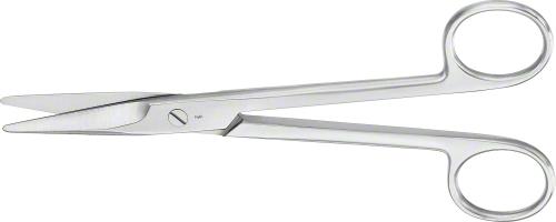 MAYO Dissecting Scissors, straight, 170 mm (6 3/4"), chamfered blades, blunt/blunt, non-sterile, reusable