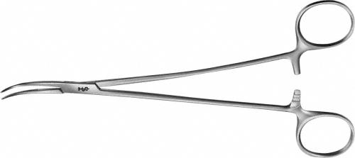 Dissecting a. Ligature Forceps, curved, 185 mm (7 1/4"), s-shaped, non-sterile, reusable