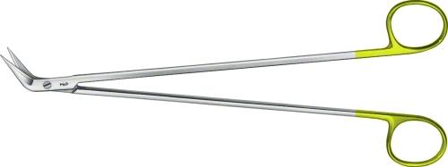 DE BAKEY DUROTIP TC Vascular Scissors, angled, 60 °, 220 mm (8 3/4"), sharp/sharp, non-sterile, reusable