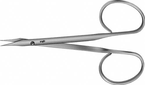 STEVENS Tenotomy Scissors, straight, 100 mm (4"), delicate pattern, sharp/sharp, ribbon handle, non-sterile, reusable