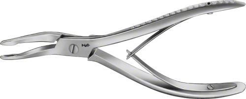DINGMANN (MODIF.) Bone Holding Forceps, curved to side, 185 mm (7 1/4"), non-sterile, reusable