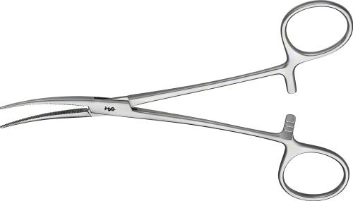 COLLER Hemostatic Forceps, curved, 165 mm (6 1/2"), blunt, non-sterile, reusable