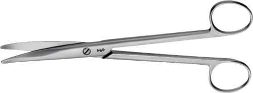 MAYO Dissecting Scissors, curved, 190 mm (7 1/2