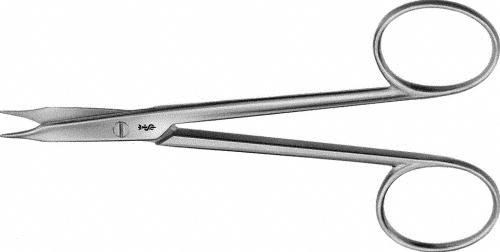 STEVENS Tenotomy Scissors, curved, 110 mm (4 1/4"), blunt/blunt, non-sterile, reusable