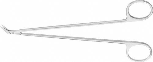 DIETHRICH-POTTS Vascular Scissors, angled, 45 °, 180 mm (7"), delicate blade, sharp/sharp, non-sterile, reusable