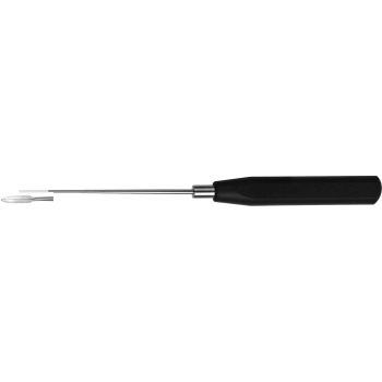 BANANA KNIFE, SERRATED BLADE WITH SOLID SILICONE HANDLE 