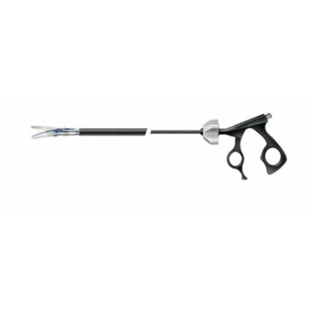 METZENBAUM ADTEC BIPOLAR Dissecting Scissors, complete instrument, bipolar, curved to left, working length: 220 mm (8 3/4"), diam. 5 mm, blunt/blunt, rotatable, insulated, double action, consisting of PM439R, PM450R, PM970R, detachable, non-sterile, re...
