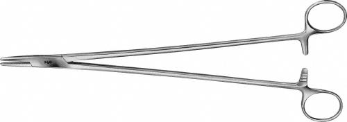 MASSON Needleholder, straight, 265 mm (10 1/2"), jaw with longitudinal groove, non-sterile, reusable
