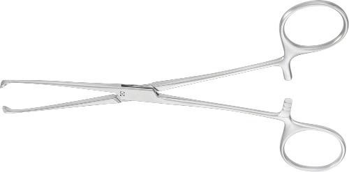 ALLIS Intestinal Grasping Forceps, straight, 155 mm (6"), toothed (3x4), non-sterile, reusable