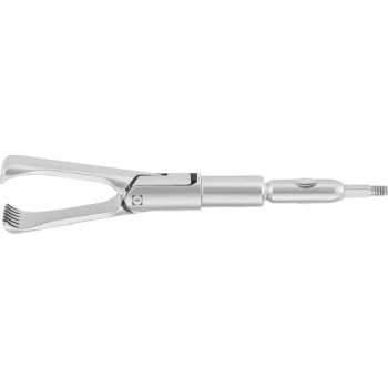 NELSON ADTEC MONOPOLAR Grasping Forceps, jaw inserts, 310 mm, diam. 5 mm, serrated, sharp, double action, reusable, to be used with: EJ590R, EJ595R, EJ800R, EJ830R, PM940R