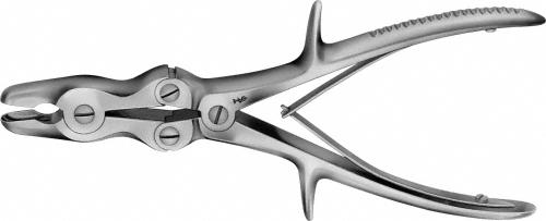 thumbnail image 2 of S.S. Stille-Luer Bone Rongeur – Double Action, 8.75" Curved, Orthopedic Surgical Instrument 2 of 6