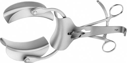 COLLIN Abdominal Retractor, complete retractor, consisting of BV363R, BV523R, BV553R, with ball snap closure, non-sterile, reusable