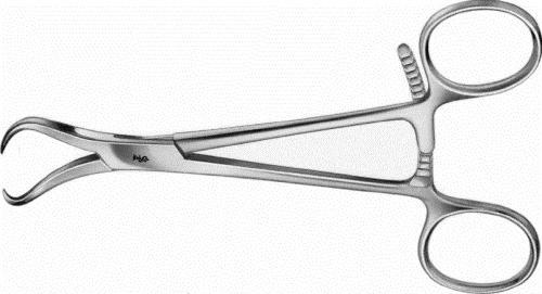 REILL Reposition Forceps, curved, 135 mm (5 1/4"), non-sterile, reusable