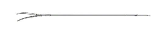 CRAFOORD ADTEC MONOPOLAR Vascular Clamp, jaw inserts, curved, 310 mm, diam. 5 mm, toothing De Bakey, short, double action, reusable to be used with: EJ751R