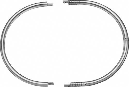 MUENSTER Abdominal Frame, round, Fig. 1, 238 x 180 mm, detachable, non-sterile, reusable