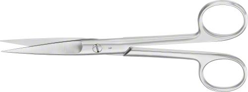 Surgical Scissors, straight, 150 mm (6"), standard, sharp/sharp, non-sterile, reusable