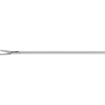 MINOP INVENT Micro Surgical Forceps, working length: 265 mm (10 1/2"), diam. 2 mm, rotatable, toothed (1x2), with tubular shaft, ring handle, double action, consisting of FF433R, FF439R, FH633R, detachable, reusable, to be used with: FH620R