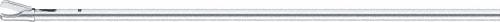 ADTEC MINI Hook Scissors, jaw inserts, monopolar, straight, 290 mm (11 1/2"), diam. 3,50 mm, blunt/blunt, single action, non-sterile, reusable