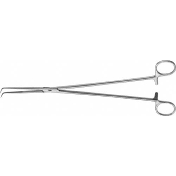 BARRE Dissecting a. Ligature Forceps, angled, 90 °, 280 mm (11"), very delicate, non-sterile, reusable
