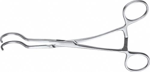 DALE ATRAUMATA Vascular Clamp, 180 mm (7"), toothing DE BAKEY, scooped jaw, Size M, non-sterile, reusable
