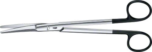 KAYE SUPERCUT Dissecting Scissors, curved, 195 mm (7 3/4"), wave cut, blades outside semi-sharp, blunt/blunt, non-sterile, reusable