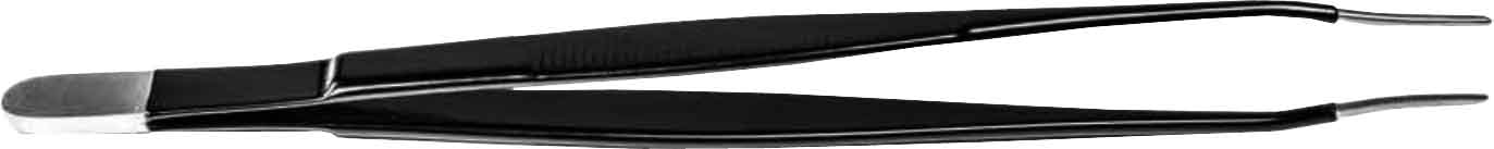 DISSECTING FORCEPS 300MM, MONOPOLAR, SERRATED, CURVED 