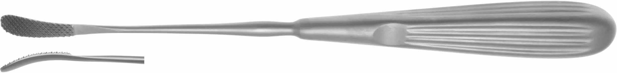 AUFRICHT GLABELLA NASAL RASP 210MM, WIDTH 9MM, DOWN AND UP CUTTING 