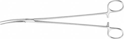 BENGOLEA Hemostatic Forceps, curved, 245 mm (9 5/8"), delicate, blunt, non-sterile, reusable