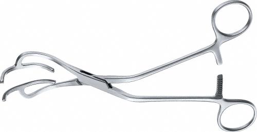 LEMOLE ATRAUMATA Vascular Clamp, 200 mm (7 7/8"), strong, toothing DE BAKEY, jaw length: 40 mm , non-sterile, reusable