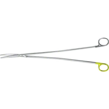 DUROTIP TC Suture Scissors, curved, 350 mm (13 3/4"), wave cut, blunt/blunt, non-sterile, reusable