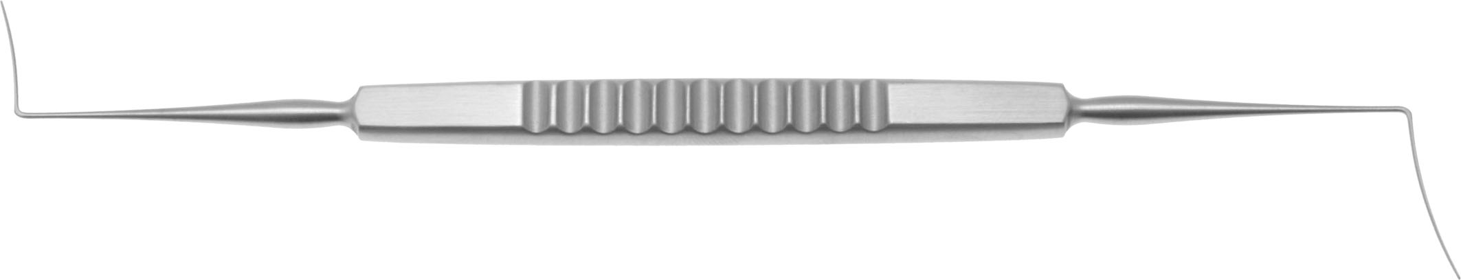 CASTROVIEJO CLODIALYSES SPATULA 135MM ANGLED 10/15MM, 0,5MM WIDE 