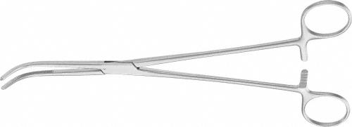 RUMEL Dissecting Forceps, strongly curved, 240 mm (9 1/2"), non-sterile, reusable