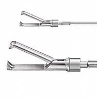 ADTEC MONOPOLAR Grasping Forceps, jaw inserts, straight, 310 mm, diam. 10 mm, toothed (2x3), single action, reusable