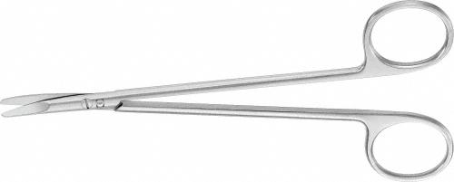 KILNER Dissecting Scissors, curved, 150 mm (6"), delicate pattern, special flat blunt points, non-sterile, reusable