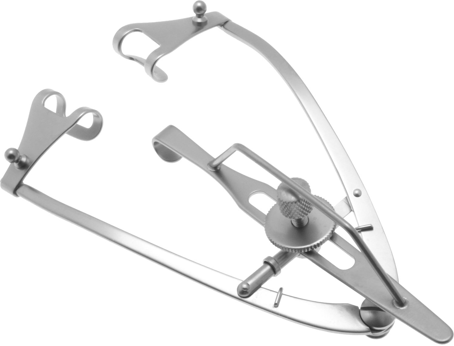 PARKGUYON EYE SPECULA WITH GUARD FENESTRATED BLADES 14,5MM, OPENING 40MM TOTAL LENGTH 80MM