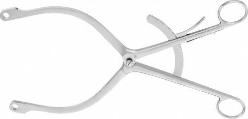 COLLIN Abdominal Retractor, spreader only, width: 210 mm, with ball snap closure, non-sterile, reusable
