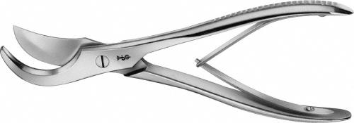 Rib Shears, straight, 230 mm (9"), sharp/blunt, non-sterile, reusable