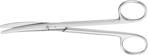 MAYO Dissecting Scissors, curved, 165 mm (6 1/2"), blunt/blunt, non-sterile, reusable