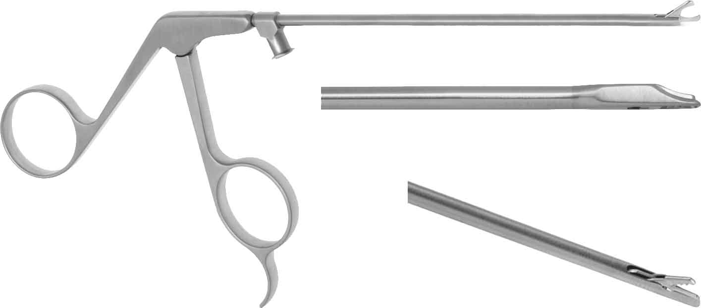 SCISSORS PUNCH 3.5MM, STRAIGHT, WORKING LENGTH 130MM, LUER LOCK CLEANING PORT
