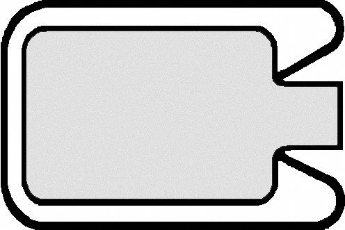 Patient plate, for children, conductive area 72 cm², package of 25 pieces, to be used with GN245; GN249; GK190; GK191