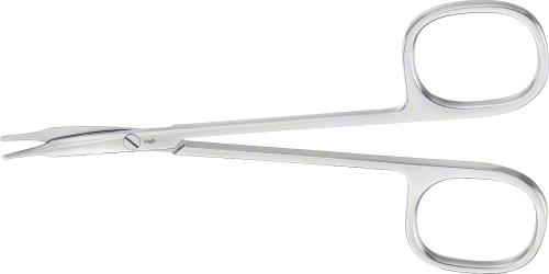 STEVENS Tenotomy Scissors, curved, 115 mm (4 1/2"), delicate pattern, blunt/blunt, large rings, non-sterile, reusable