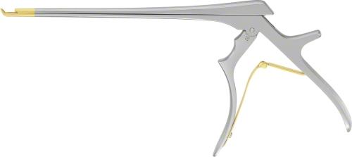 KERRISON Bone Punch conventional, 130 °, upwards cutting, 200 mm (7 7/8"), width: 4 mm, opening width: 12 mm, detachable, with ejector, thin, non-sterile, reusable