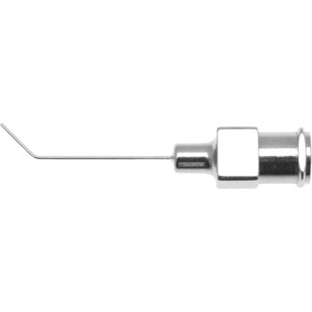 AIR INJECTION CANNULA WITH BLUNT TIP 27 GAUGES, ANGELD 7MM FROM THE TIP 