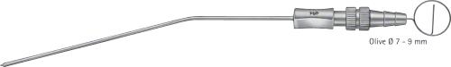 LEMPERT Suction Cannula, 200 mm (8"), diam. 3 mm, non-sterile, reusable, for suction hose 7 - 9 mm