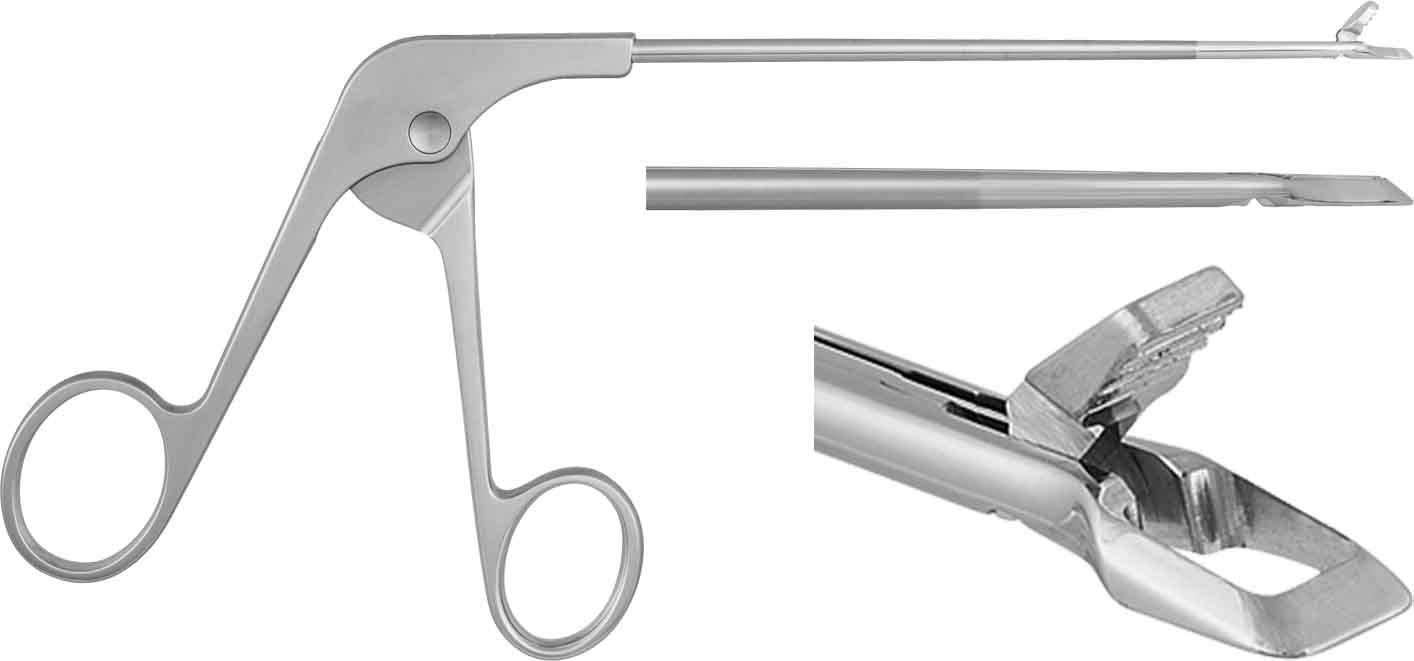 DUCKBILL PUNCH, STRAIGHT, LARGE BITE WIDTH 4,5 MM 